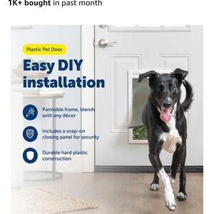 PetSafe Plastic Pet Door - White.  Large